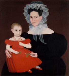Sra. Mayer y su hija, 1835-40 de Ammi Phillips