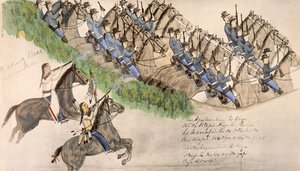 Apertura de la batalla de Little Big Horn