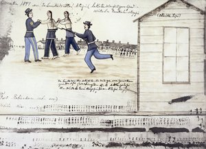La muerte de Caballo Loco (c.1842-77) en 1877, Fort Robinson, Nebraska