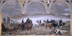 La batalla de Solferino, 1886 de Amos Cassioli
