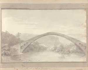 Vistas en Inglaterra, Escocia y Gales: Pont Y Pridd, en el Valle de Taff o Glamorgan de Amos Green