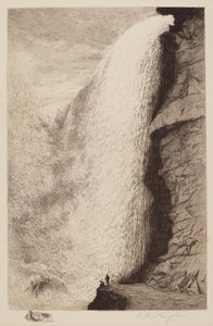 Sin título (Cataratas del Niágara) de Amos W. Sangster