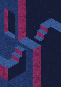 La ilusión óptica de la escalera imposible de Amy Louise Baker