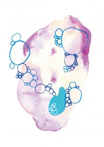 Burbujas abstractas suaves de Amy Louise Baker