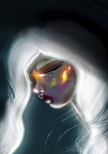 Retrato de una mujer cósmica de Amy Straley