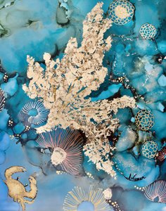 Las profundidades del océano dorado