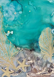 Estrella de mar dorada