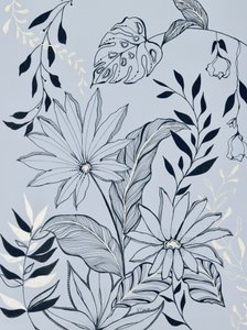 Sereno follaje tropical