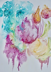 Floración orgánica y vibrante