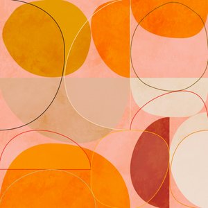 Primavera en tonos amarillo curry de mediados de siglo