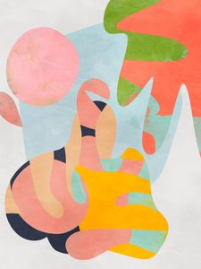 Recorte en tonos pastel