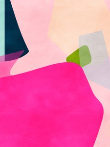 Figura en rosa pastel