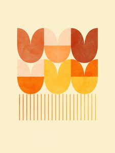 Primavera: Rapsodia naranja 1 de Ana Rut Bre