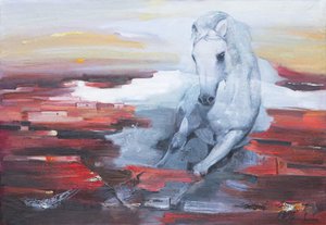 White Horse Red Energy de Anastasiia Grygorieva