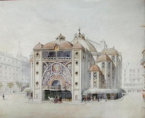 Diseño para un Teatro Ideal de Anatole de Baudot