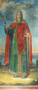 Gran Duque Vladimir Svyatoslavich de Ancient Russian frescos