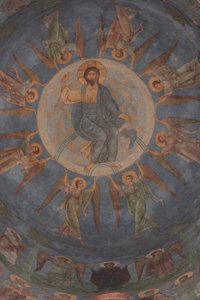 La Ascensión de Cristo, siglo XII de Ancient Russian frescos