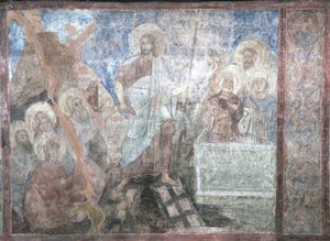 El descenso a los infiernos de Ancient Russian frescos
