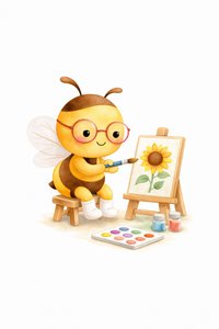 Artista de abejas monísimas