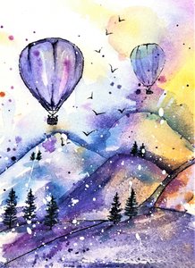 Globos de montaña de ensueño