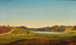 Paisaje danés de la vendimia de Anders Christian Lunde