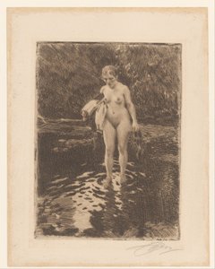 Bañista
El vado - El vado de Anders Leonard Zorn (signed by artist)
