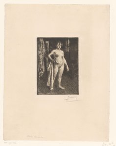 La Venus de la Vilette de Anders Leonard Zorn (signed by artist)