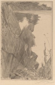 Bañista III Baigneuse de Dos, 1896 de Anders Leonard Zorn