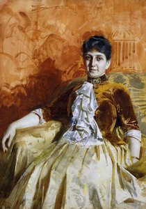 Retrato de Lisen Lamm, 1885
