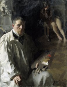 Autorretrato con modelo