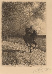 Tormenta, 1891 de Anders Leonard Zorn