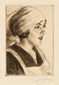 Estudio de una mujer de Anders Leonard Zorn