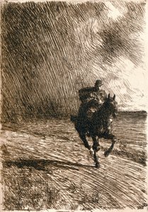 La tormenta, 1891 de Anders Leonard Zorn