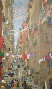Pallonetto di Santa Lucía, Nápoles de Anders Svarstad