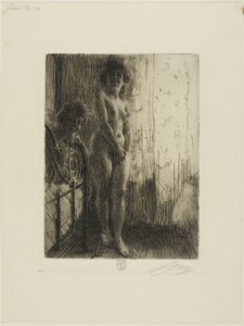 Un rincón oscuro de Anders Leonard Zorn