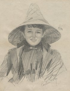 Ada Lymon (Mujer con un gran sombrero) de Anders Leonard Zorn