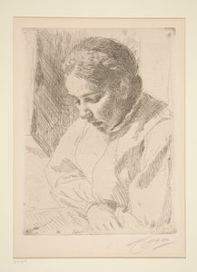 en oración de Anders Leonard Zorn