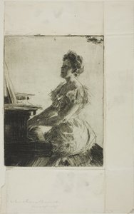 En el piano