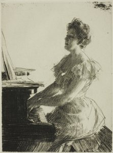 En el piano