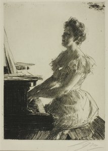 En el piano