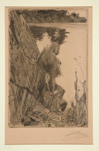 Bañista (Noche) III de Anders Leonard Zorn