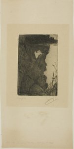 Bañista (Tarde) I (Aguafuerte en Zinc) de Anders Leonard Zorn