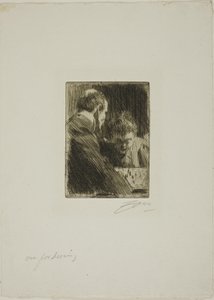 Jugadores de ajedrez de Anders Zorn