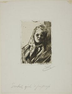 Campesina de Dalecarlia de Anders Leonard Zorn