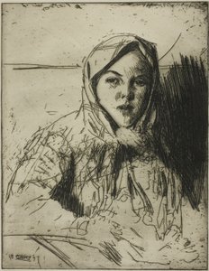 Emma, chica de Mora de Anders Leonard Zorn