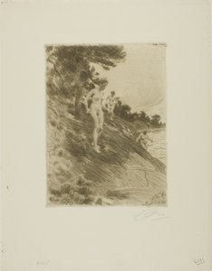 Asustado de Anders Leonard Zorn