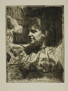 Gerda Hagborg I ("Para complacer") de Anders Leonard Zorn
