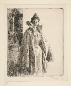 Su Alteza Real Princesa Ingeborg de Suecia II de Anders Leonard Zorn