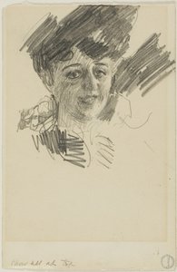 Cabeza de mujer de Anders Zorn