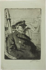 Rey Oscar II (segunda lámina) de Anders Leonard Zorn